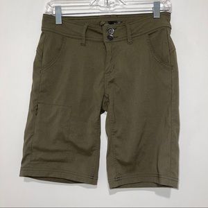 Prana Halle Green Shorts